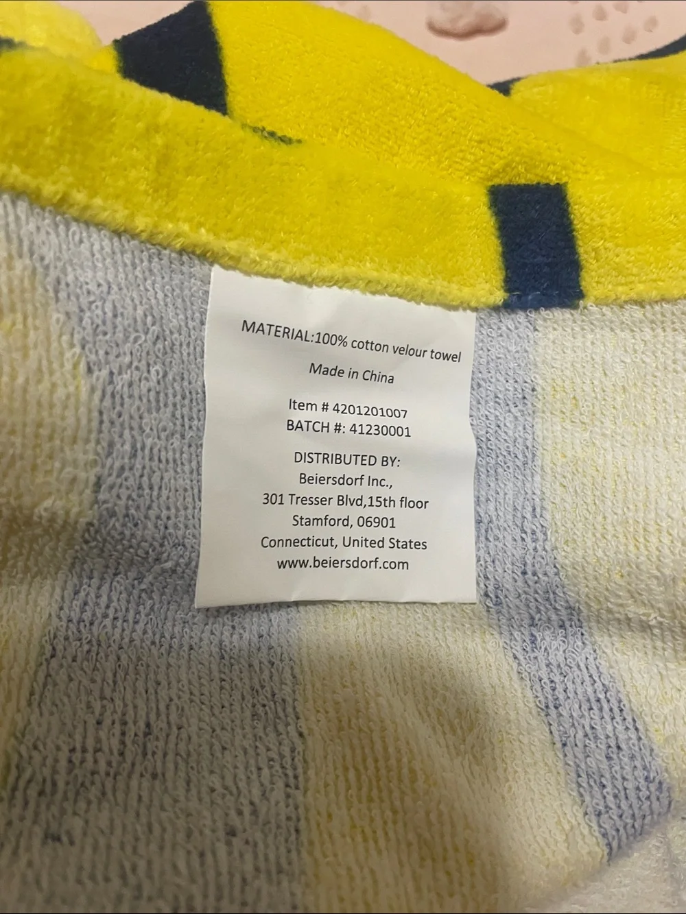 Coppertone Sunscreen Beach Towel